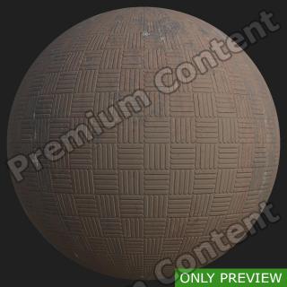 PBR substance preview metal floor rusty 0002